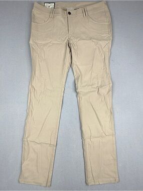 KJUS Ikala Slim Fit Golf Pants Tan Water Resistant Women’s 42 IXL US 12 NWT